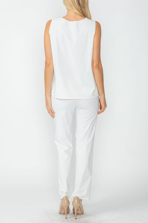 Matching Sleeveless Tank & Pull-On Pant Set - 4411TP