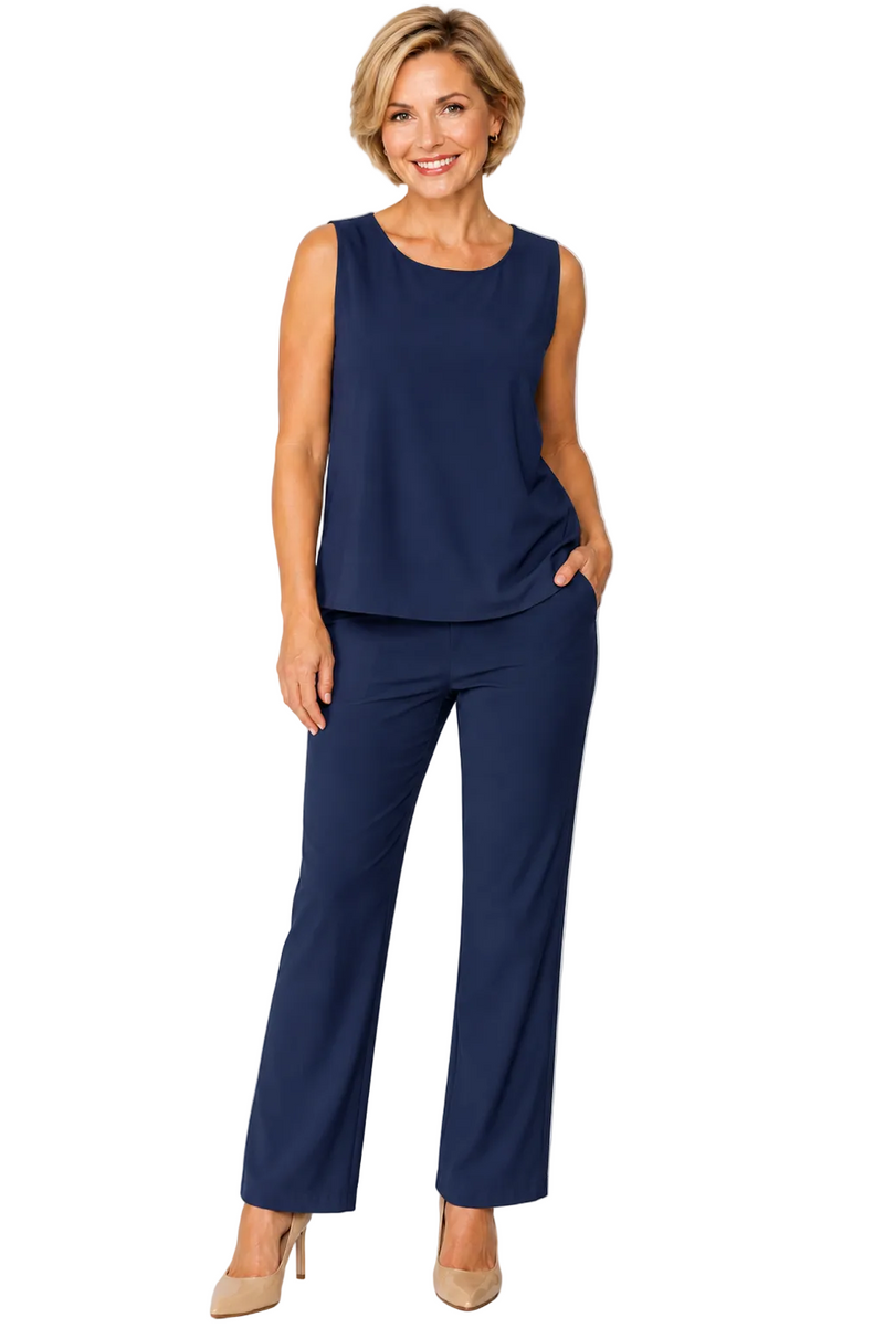 Sleeveless Tank & Pant Set - 4411TP