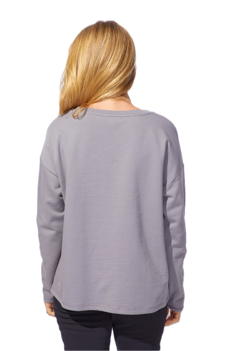 Heart Pullover - Fog