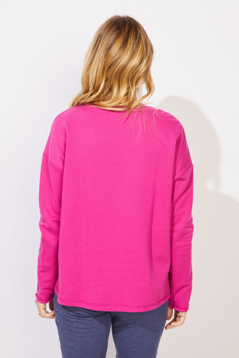 Destination Fleece Floral Pullover - 44801