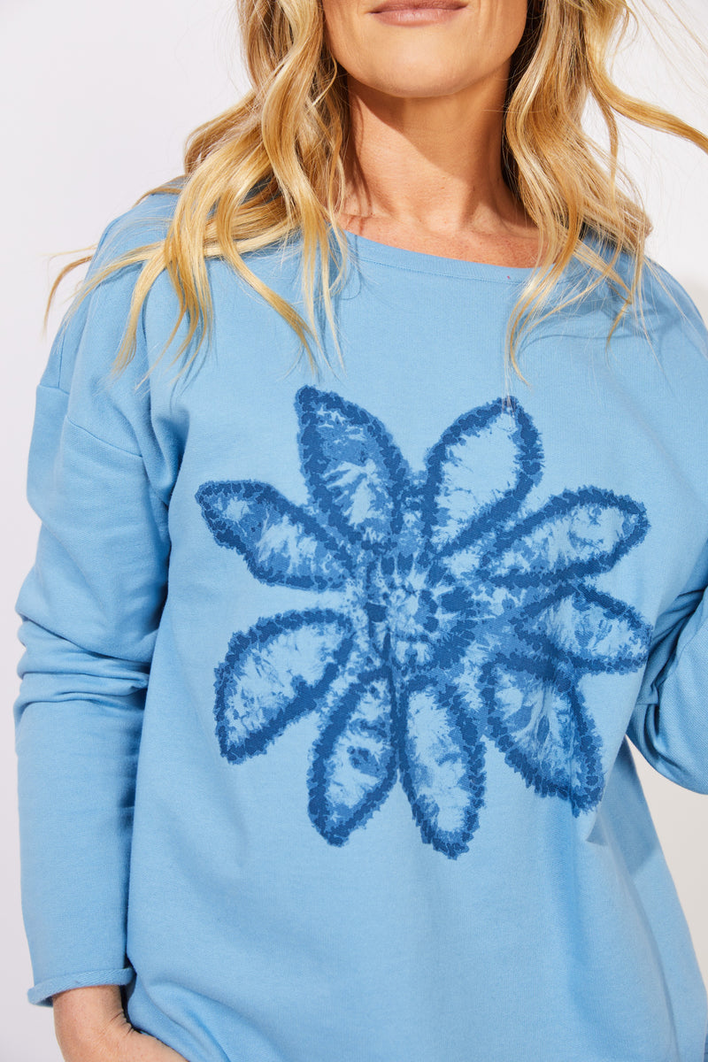 Destination Fleece Floral Pullover - 44801