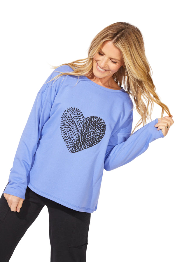 Destination Fleece Heart Pullover - 44901