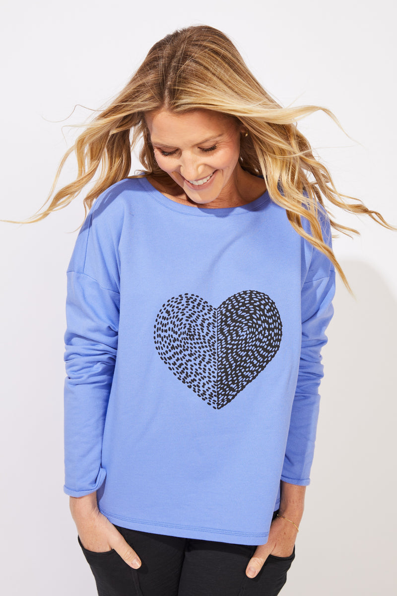 Destination Fleece Heart Pullover - 44901