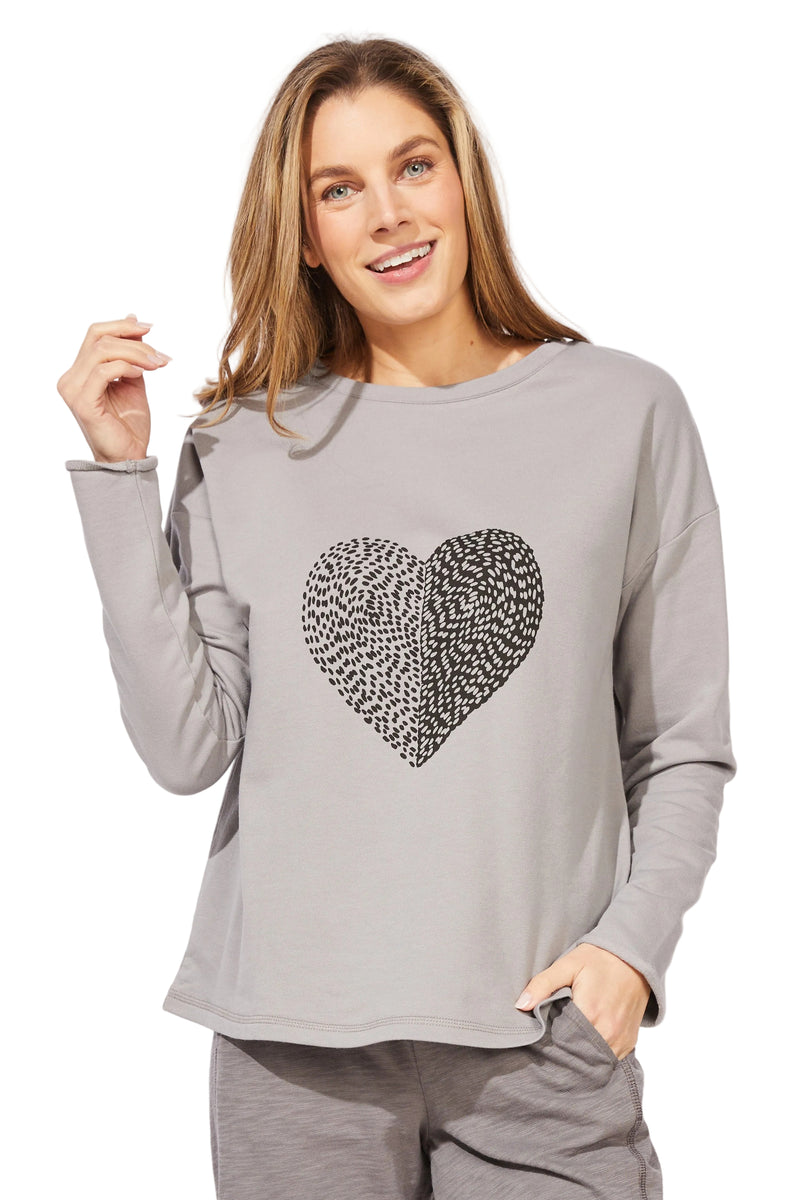 Destination Fleece Heart Pullover - 44901