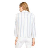 Crinkle Crepe Stripe Every "Wear" Shirt - 21010 - Limited Sizes!