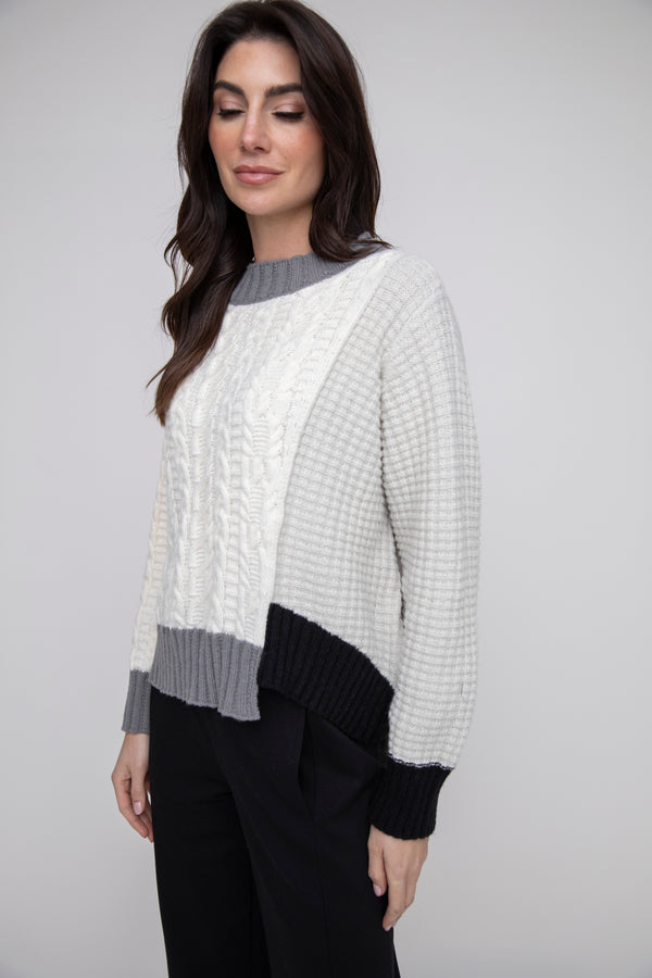 Liv by Habitat Cozy Mixed Stitch Pullover - 450773