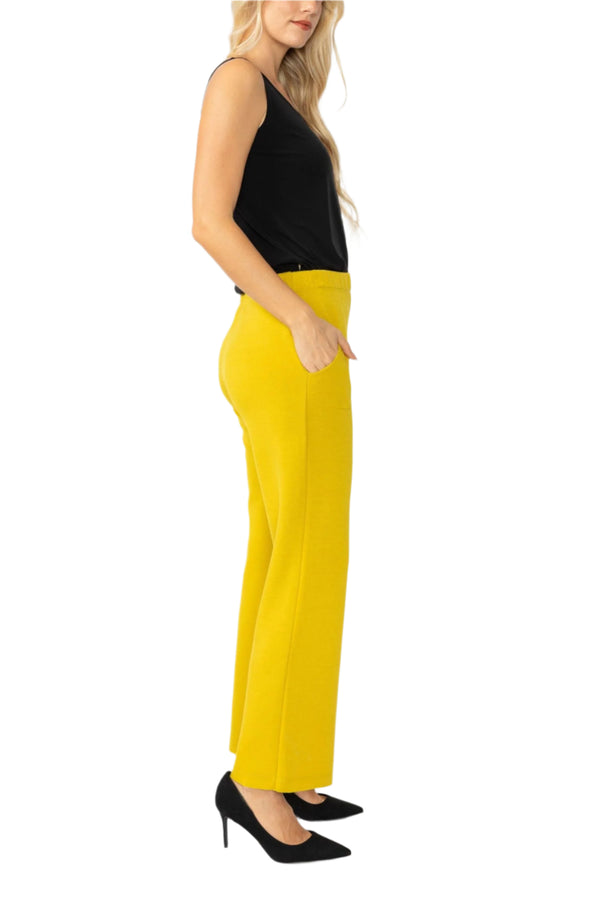 Techno-Knit Pull-On Pant in Mustard - 4561P-MST