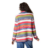 Multi Stripe Pocket Cardigan - 89309