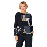 Just In! Mixed Stripe & Polka Dot Tunic - C1210T
