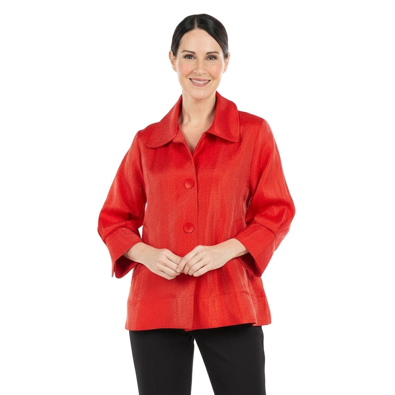 Subtle Shimmer Jacket in Red - 4741-RD