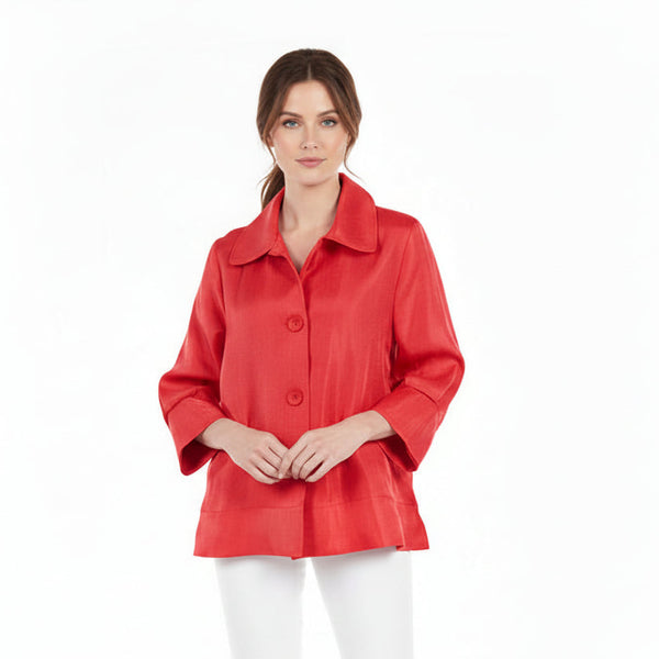 Subtle Shimmer Jacket in Red - 4741-RD
