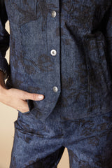 Habitat Luxe Cord Boyfriend Jacket - NAVY - image 3