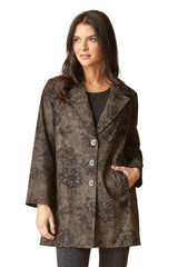 Habitat Luxe Cord Paris Car Coat - UMBER - image 1