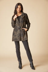 Habitat Luxe Cord Paris Car Coat - UMBER - image 2