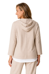 Textured Cotton Hoodie - 20512