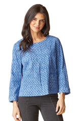 Habitat Inverted Pleat Pullover - Tide - image 1