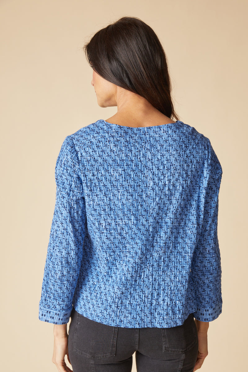 Habitat Inverted Pleat Pullover - Tide - image 2
