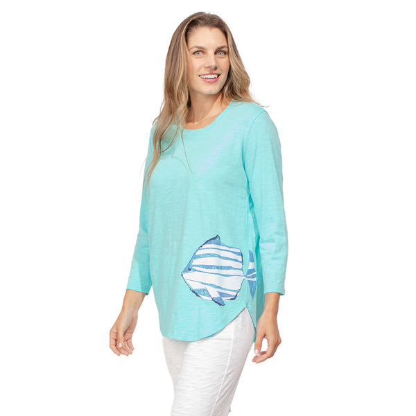 Escape by Habitat Striped Fish Long Sleeve Tee - 48104