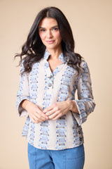 Habitat Half Placket Pullover - Dove - image 3