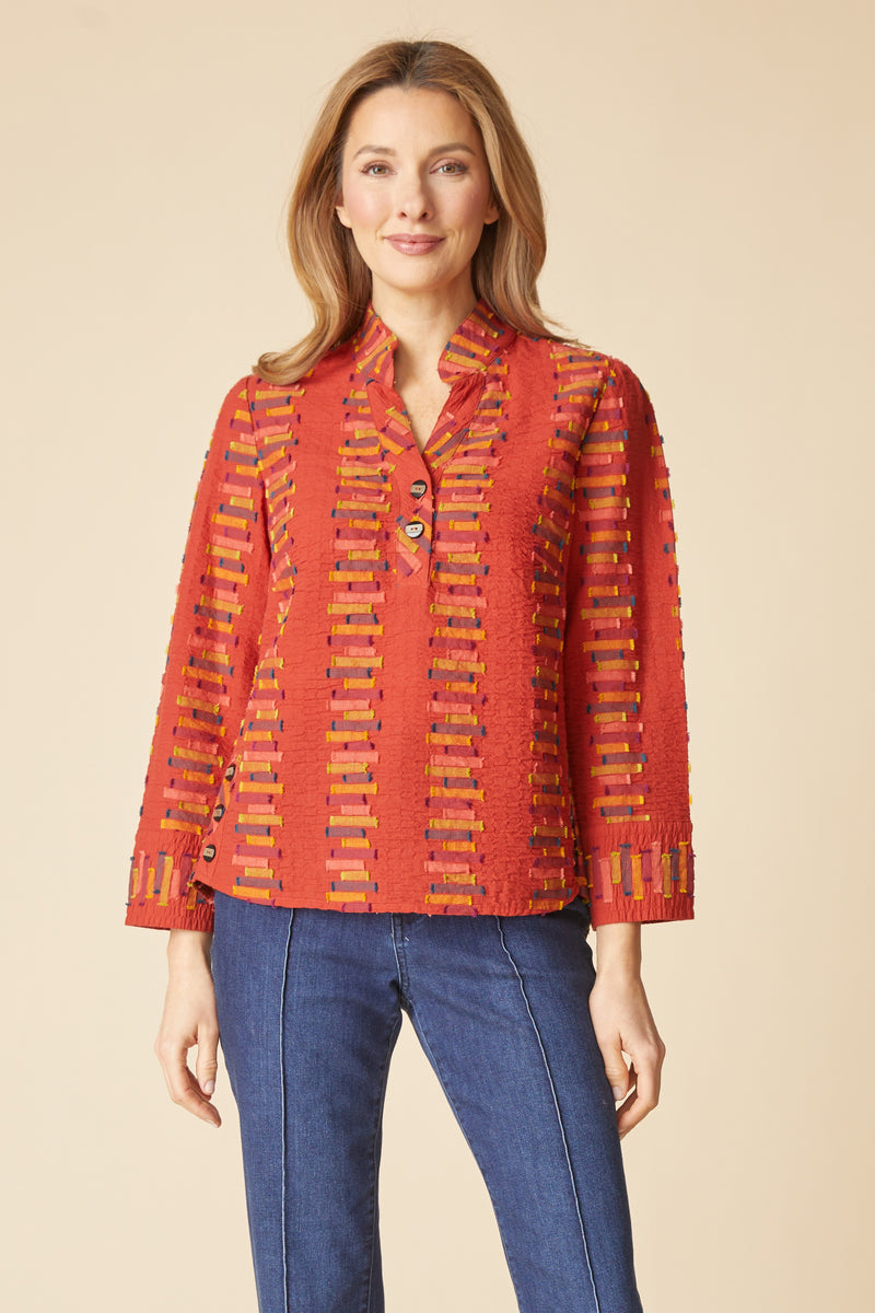 Habitat Half Placket Pullover - Sienna - image 3