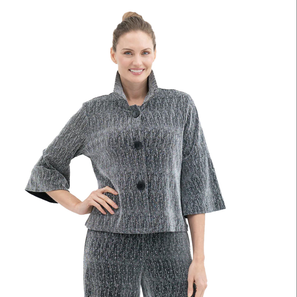 Short Sequin Jacket in Silver - 4952-SLV – Shop My Fair Lady