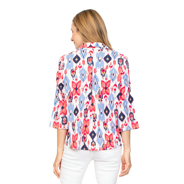 Habitat Ikat Print Shirt in Melon/Multi  - 40938-MLN