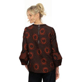 Circular Two-Tone Top in Rust - 7566T-RST