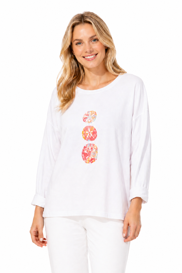 Sand Dollar Cotton Terry Tee - 45701