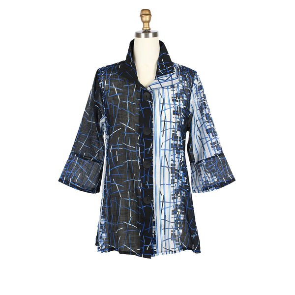 Abstract Art Print Jacket - 5041