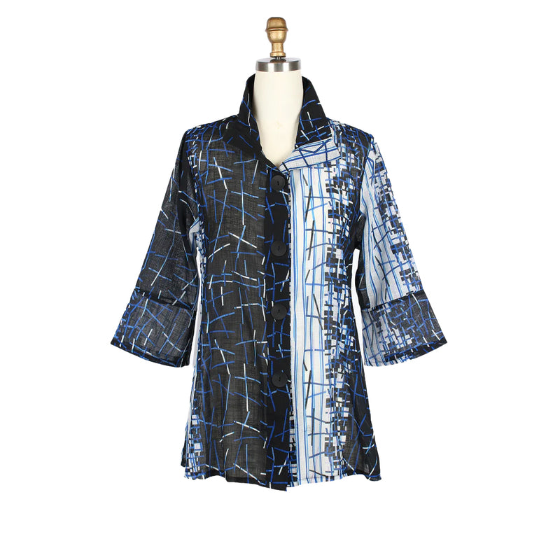 Abstract Art Print Jacket - 5041