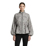 Artful Geometric Zip-Front Jacket - 5048