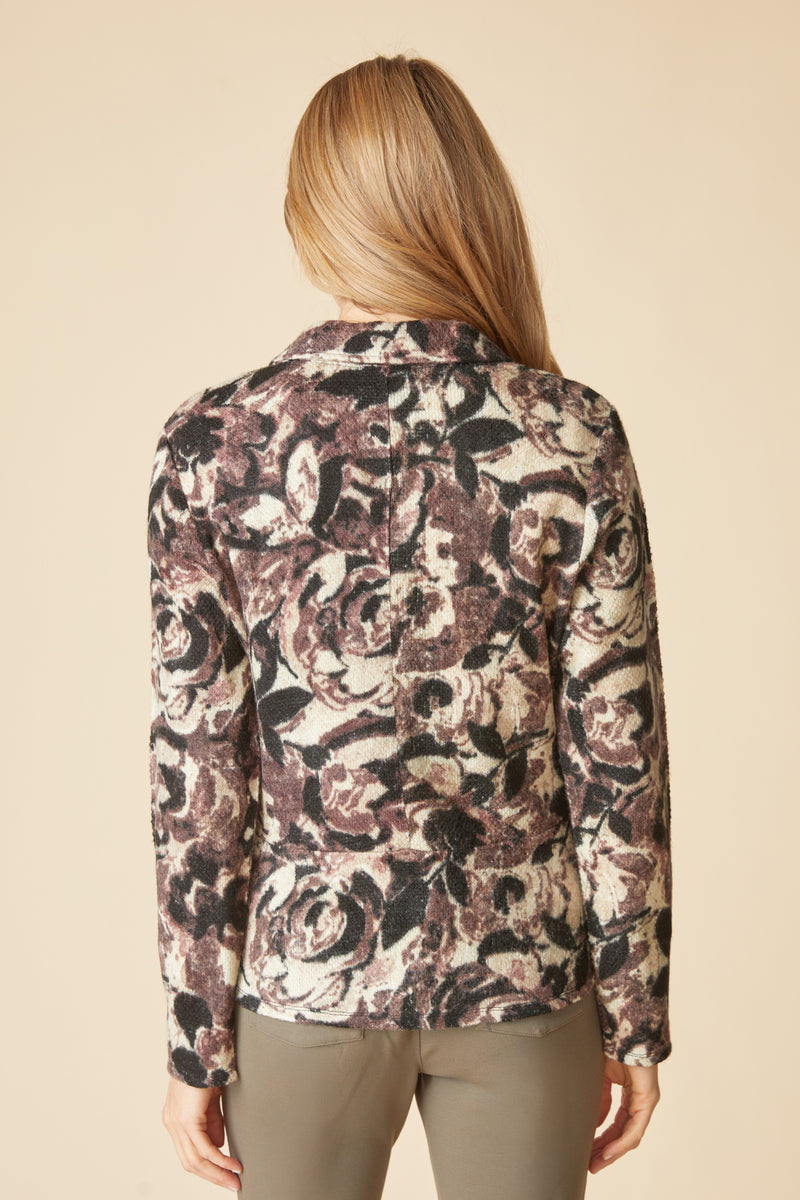 Habitat Aspen Knit Peplum Jacket - BLACK - image 3