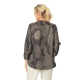 Metallic Jacquard Asymmetric Jacket - 6706J - Size XL Only!