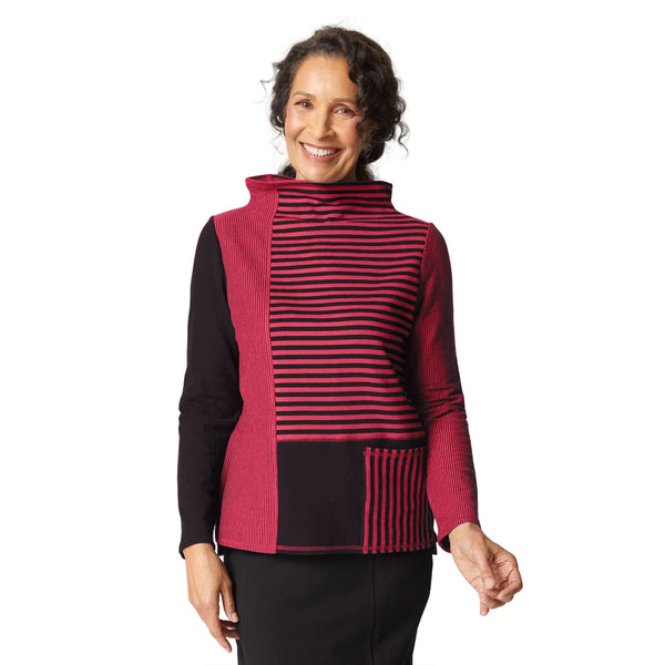 Color Blocked Pullover - 51302 - Size S