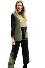 Mix Stripe Colorblocked Tunic - 51827 - Size XS Only@