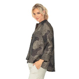 Metallic Jacquard Asymmetric Jacket - 6706J - Size XL Only!