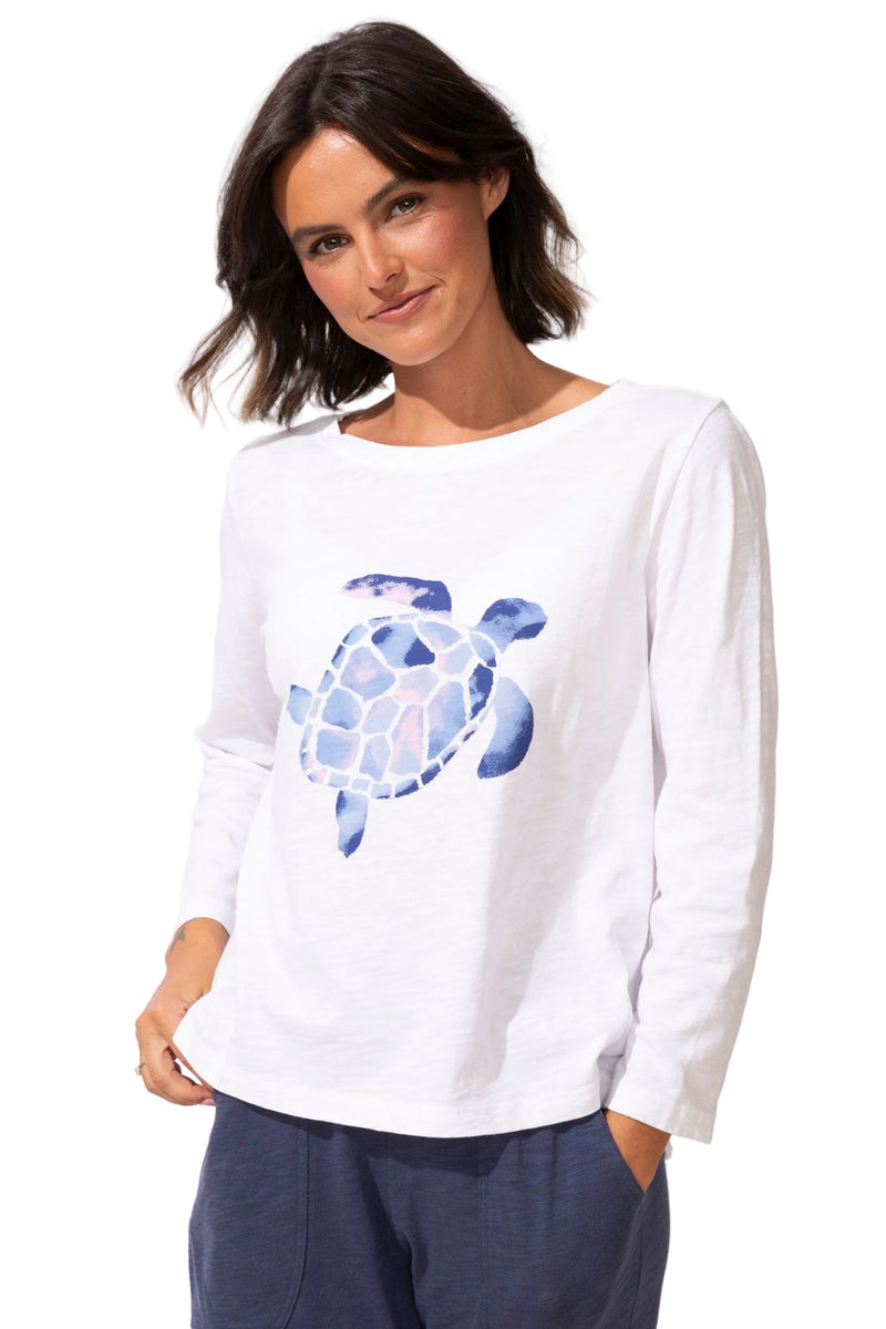 Watercolor Turtle Tee - 52325