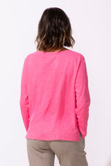 Shibori Heart Hi-Lo Tee — cosmo