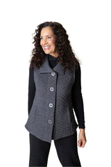 Quilted Knit Vest - 53611