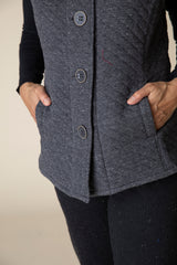 Quilted Knit Vest - 53611