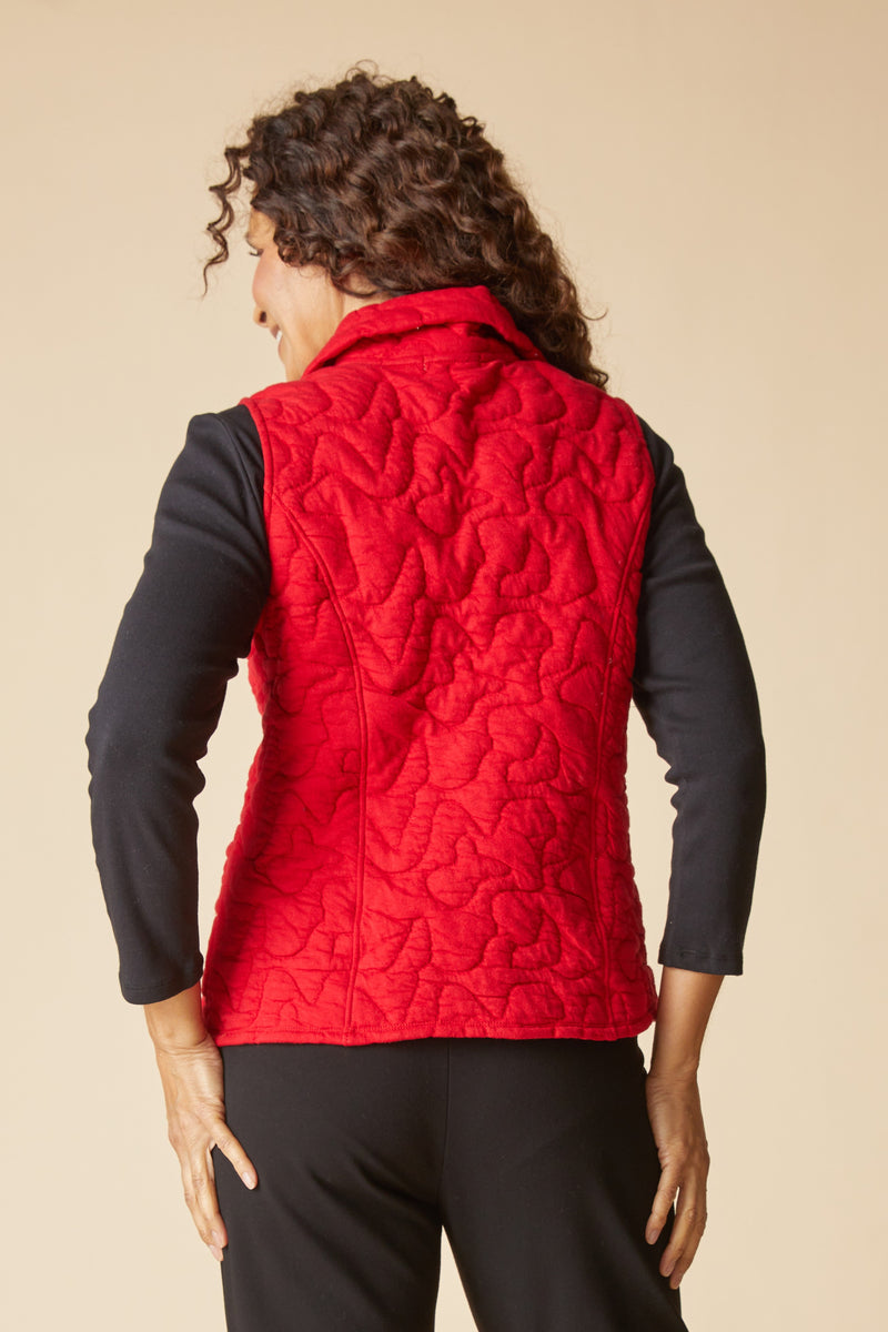 Habitat Cascade Quilt Shaped Vest - CHERRY - image 3