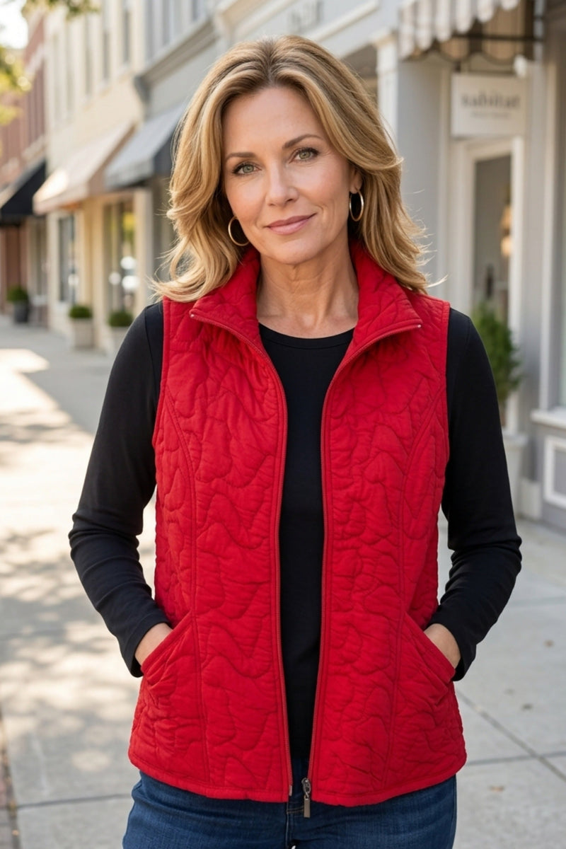 Cascade Quilt Shaped Vest - 53736