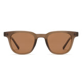 RHEA | Transparent Matte Brown | Brown Lens