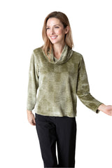 Crinkle Velvet Easy Cowl - 54739 - Size Black XS Only