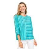 Coastal Boho Button Back Pullover - 46732