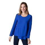 Overlay Tunic Top in Sapphire - 16531-SPR - Sizes XS & M Only!