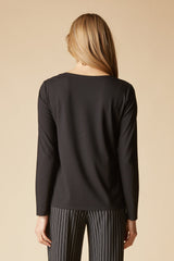 Core Travel Knit Solid Easy Long Sleeve Tee - 55929