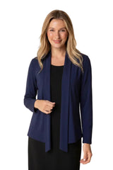 Core Travel Stretch Knit Waterfall Cardigan - 55931