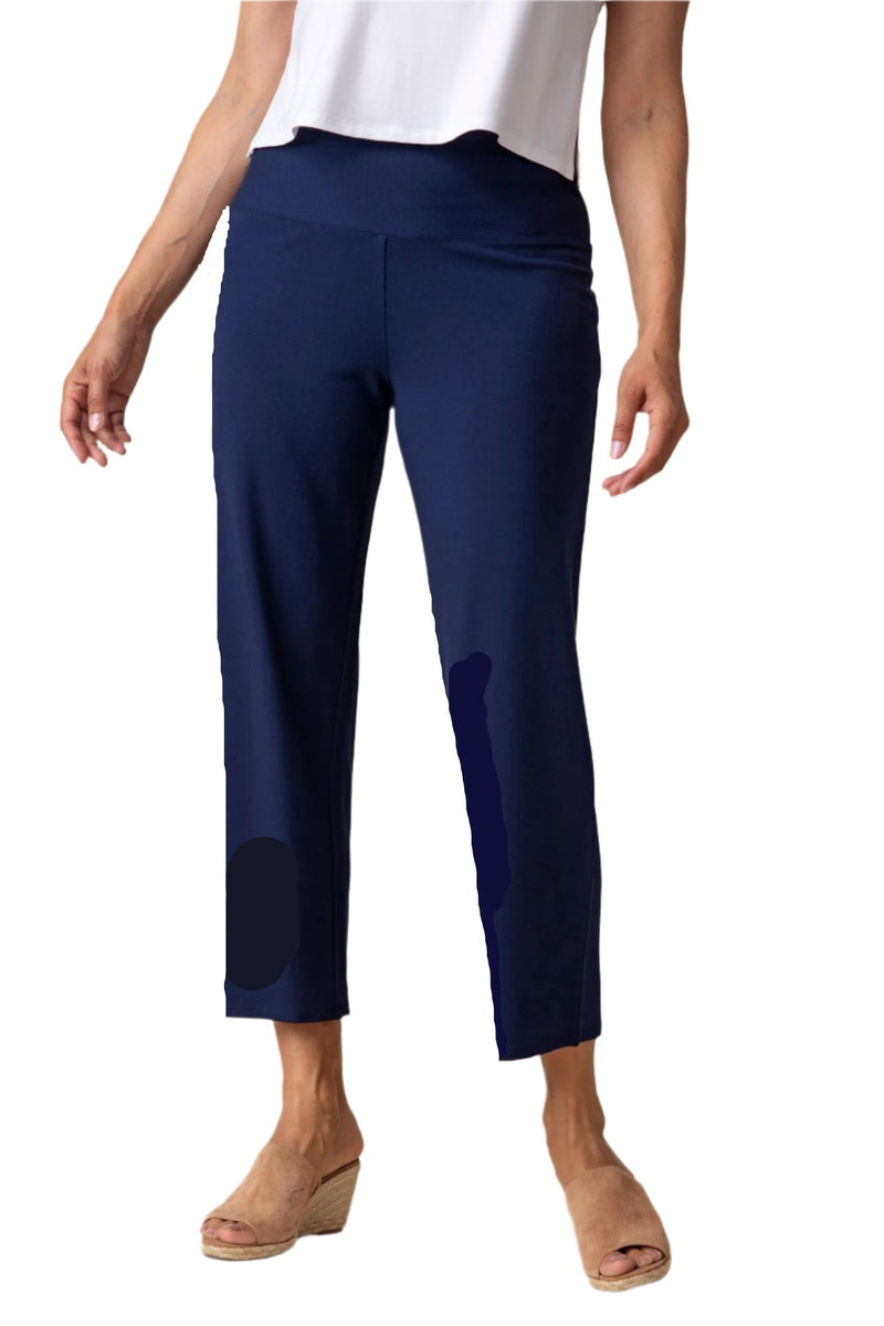 Straight Leg Easy Travel Pant in Navy - 55960-NVY