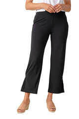 Side Pleat Pant in Black - 55970-BK